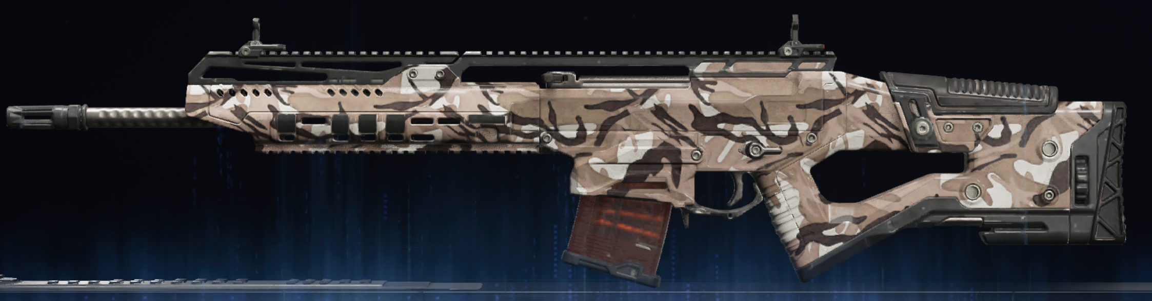 Rendu du camouflage Aride sur KRS-7.62